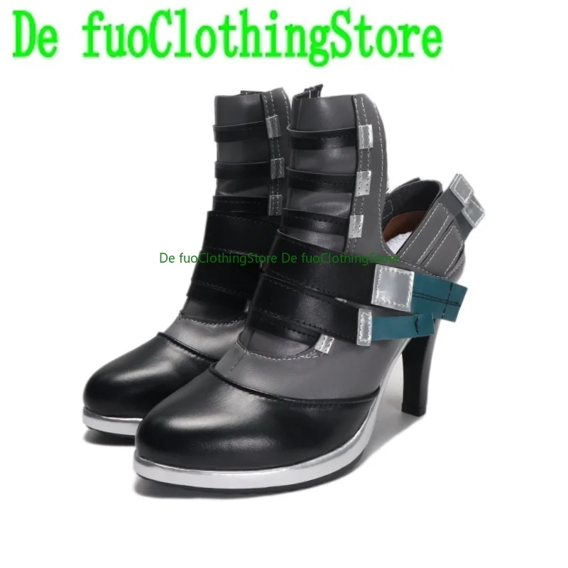 DefuoClothing Anime Shoes Cosplay Shoes High Heels for Yuecheng Liu Pink Hair Lady from ZZZ Big Size Cos Footwear GAME
DefuoClothing Anime Shoes Cosplay Shoes High Heels for Yuecheng Liu Pink Hair Lady from ZZZ Big Size Cos Footwear GAME