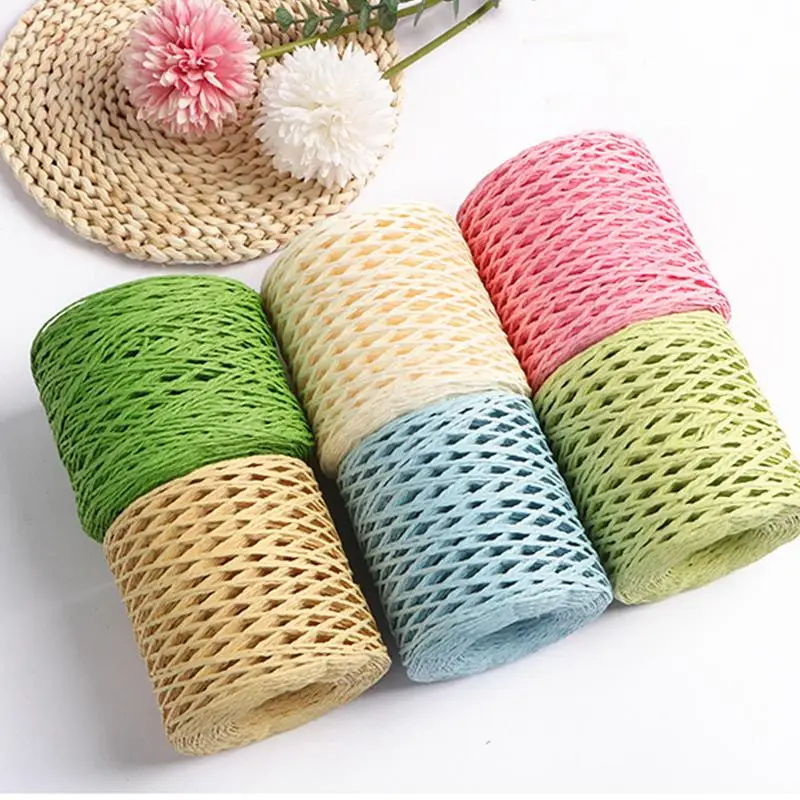 Raffia Paper Ribbon DIY Craft Handmade Craft Color Knitted Rope Raffia Paper Ribbon DIY Decoration for Toy Hat Craft Project
Raffia Paper Ribbon DIY Craft Handmade Craft Color Knitted Rope Raffia Paper Ribbon DIY Decoration for Toy Hat Craft Project