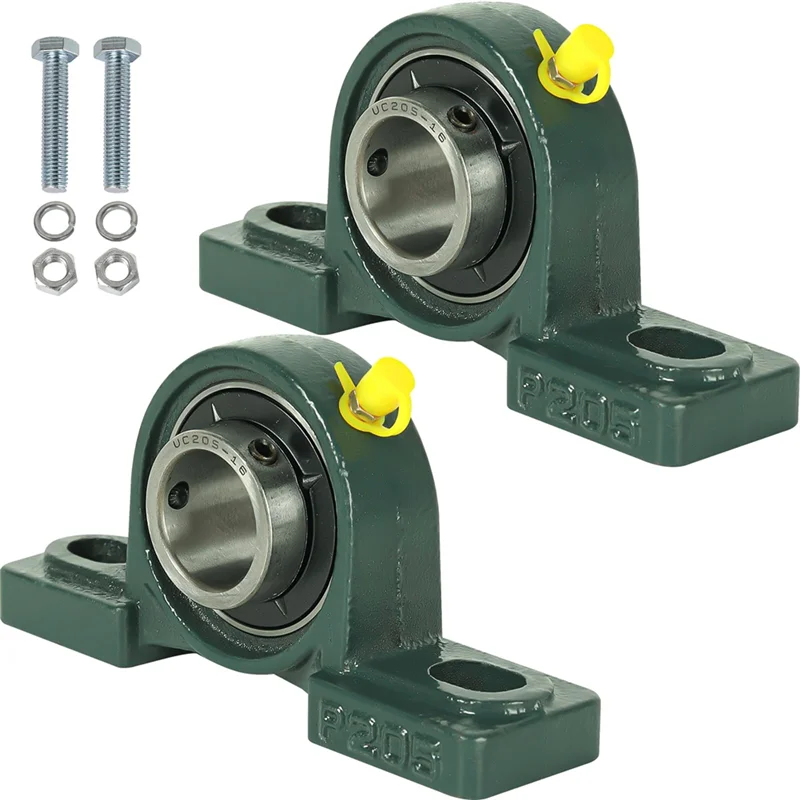 AB13-2-Pack UCP205-16 Подшипник Стальной шарикоподшипник-подушка с опорным блоком диаметром 1 дюйм с твердым чугунным основанием
AB13-2-Pack UCP205-16 Подшипник Стальной шарикоподшипник-подушка с опорным блоком диаметром 1 дюйм с твердым чугунным основанием