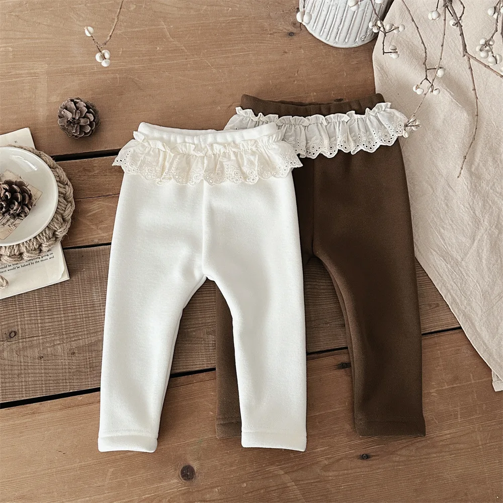 2025 New Autumn And Winter Cute Foreign Lace Layered Leggings With Fleece Slim Leggings
2025 New Autumn And Winter Cute Foreign Lace Layered Leggings With Fleece Slim Leggings