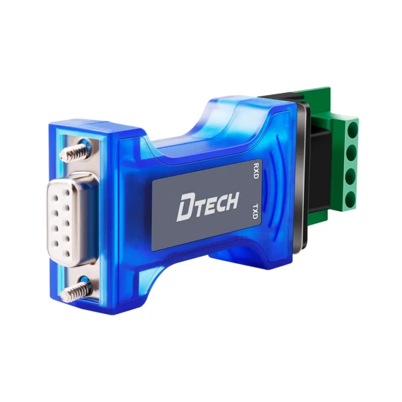 DTECH промышленного класса DT-9004 Пассивный преобразователь последовательной связи RS232 в 485 
DTECH промышленного класса DT-9004 Пассивный преобразователь последовательной связи RS232 в 485