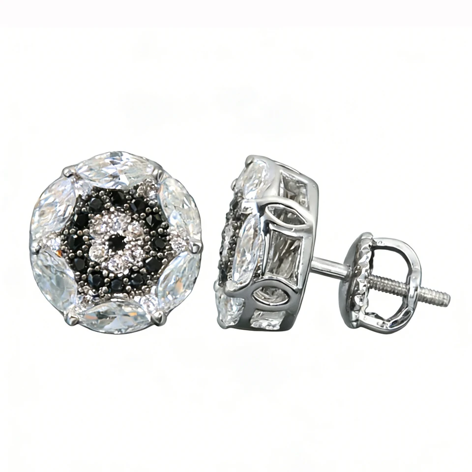 VANAXIN Men's Iced Out CZ Stud Earrings for Women Screw Back Round Earrings Bling Hip Hop Rapper Jewelry for Daily Wear and Gif
VANAXIN Men's Iced Out CZ Stud Earrings for Women Screw Back Round Earrings Bling Hip Hop Rapper Jewelry for Daily Wear and Gif