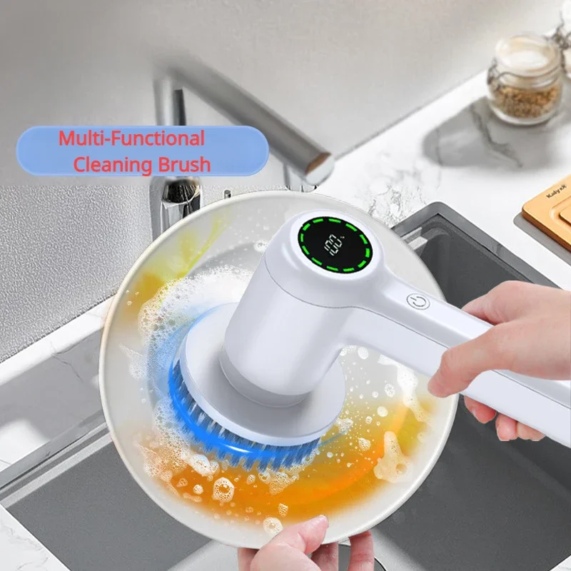 Super Electric Spin Scrubber LED NightLight Rechargeable Bathroom Scrubber & Cordless with 4 Replaceable Cleaning Brush Heads
Super Electric Spin Scrubber LED NightLight Rechargeable Bathroom Scrubber & Cordless with 4 Replaceable Cleaning Brush Heads