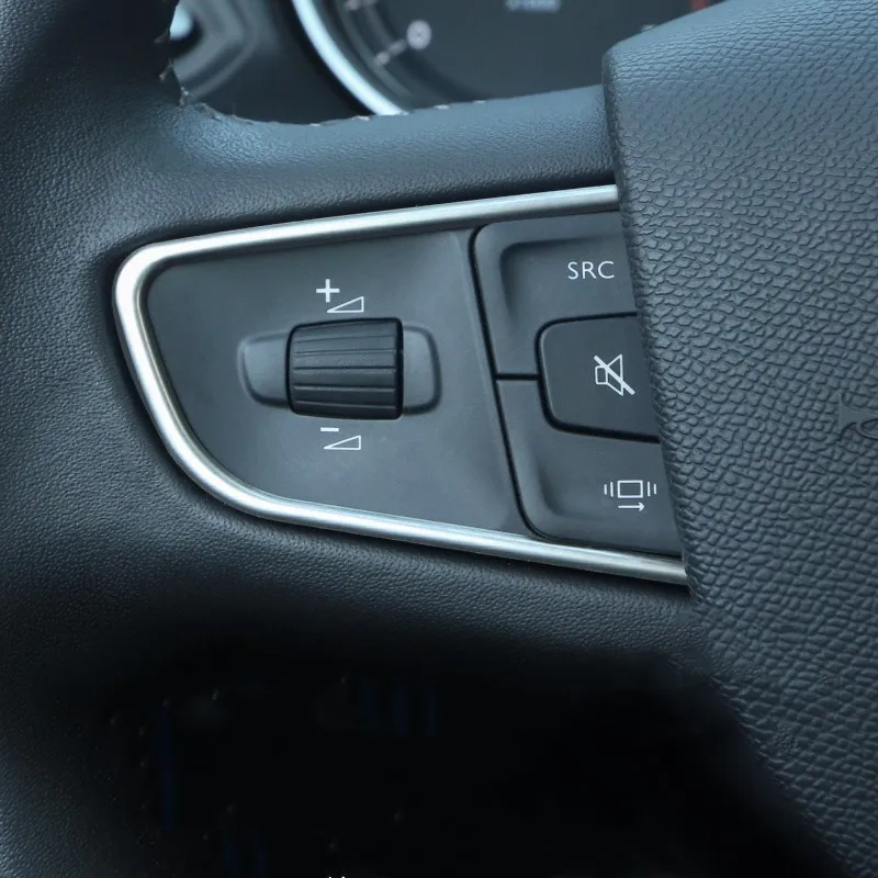 WELKINRY для Citroen Elysee C-Elysee 2017-2021, накладка на руль автомобиля из нержавеющей стали для Peugeot 508 W23 1-го поколения 2011-2018 
WELKINRY для Citroen Elysee C-Elysee 2017-2021, накладка на руль автомобиля из нержавеющей стали для Peugeot 508 W23 1-го поколения 2011-2018