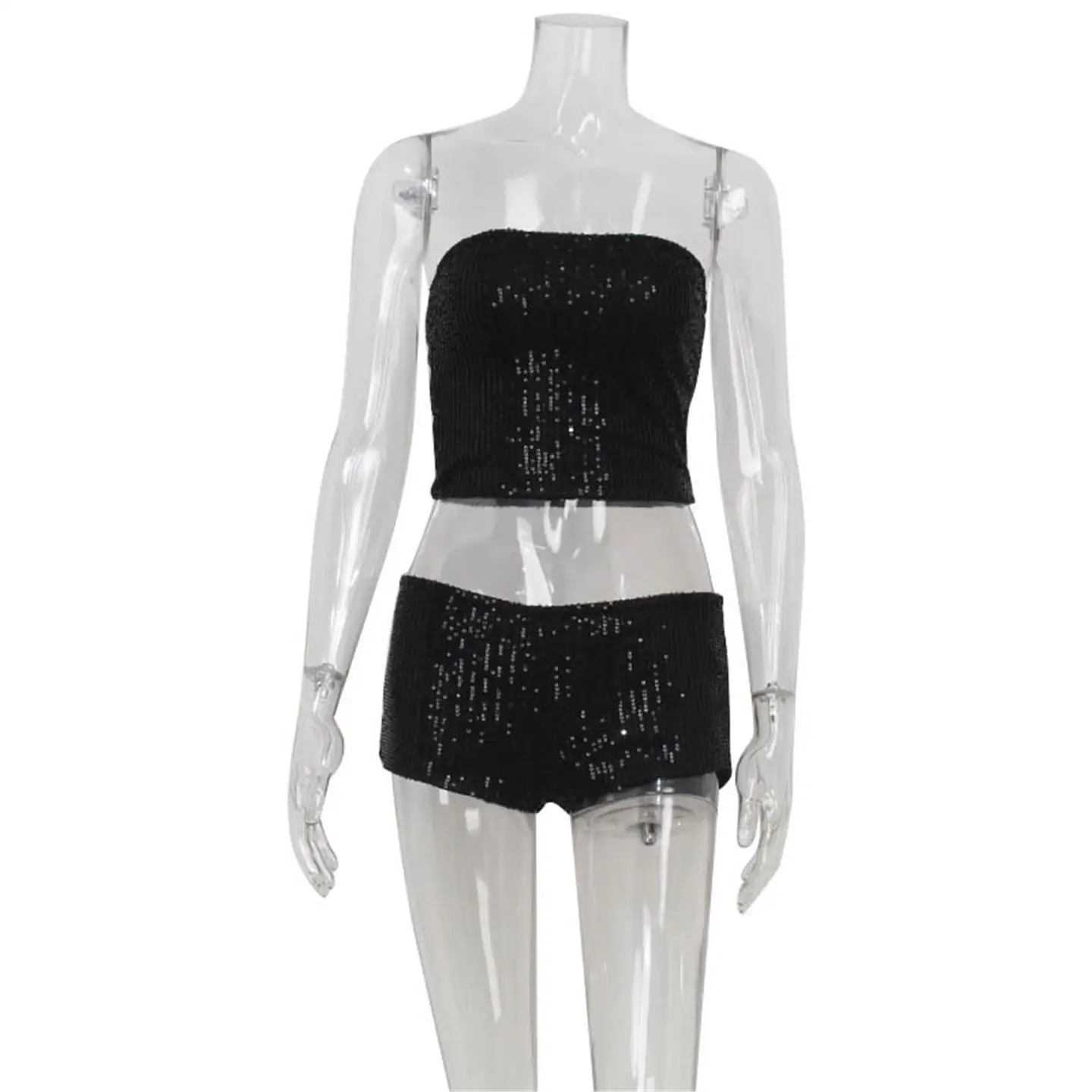 Sexy Sparkling Outfit Trendy Crop Top And Ultra-ort Pants Set New Arrival Faionable for Trendy Girls PVC Material
Sexy Sparkling Outfit Trendy Crop Top And Ultra-ort Pants Set New Arrival Faionable for Trendy Girls PVC Material