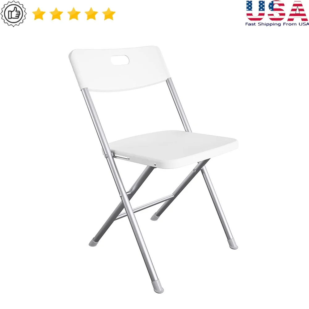 Durable Folding Chair with Resin Seat and Back Lightweight Steel Frame Indoor Outdoor Use Perfect Events and Everyday Seating 
Durable Folding Chair with Resin Seat and Back Lightweight Steel Frame Indoor Outdoor Use Perfect Events and Everyday Seating