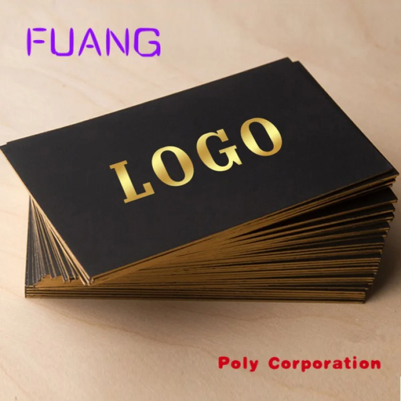 Custom Hot sale custom printed luxury black gold foil business card printing with golden border edge
Custom Hot sale custom printed luxury black gold foil business card printing with golden border edge