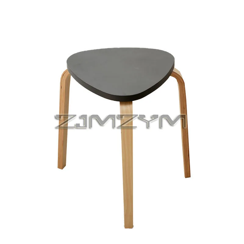 Fashion Wooden Chair Modern Triangular Stool Home Seat Simple Style Triangulation Stool Dining Chair
Fashion Wooden Chair Modern Triangular Stool Home Seat Simple Style Triangulation Stool Dining Chair