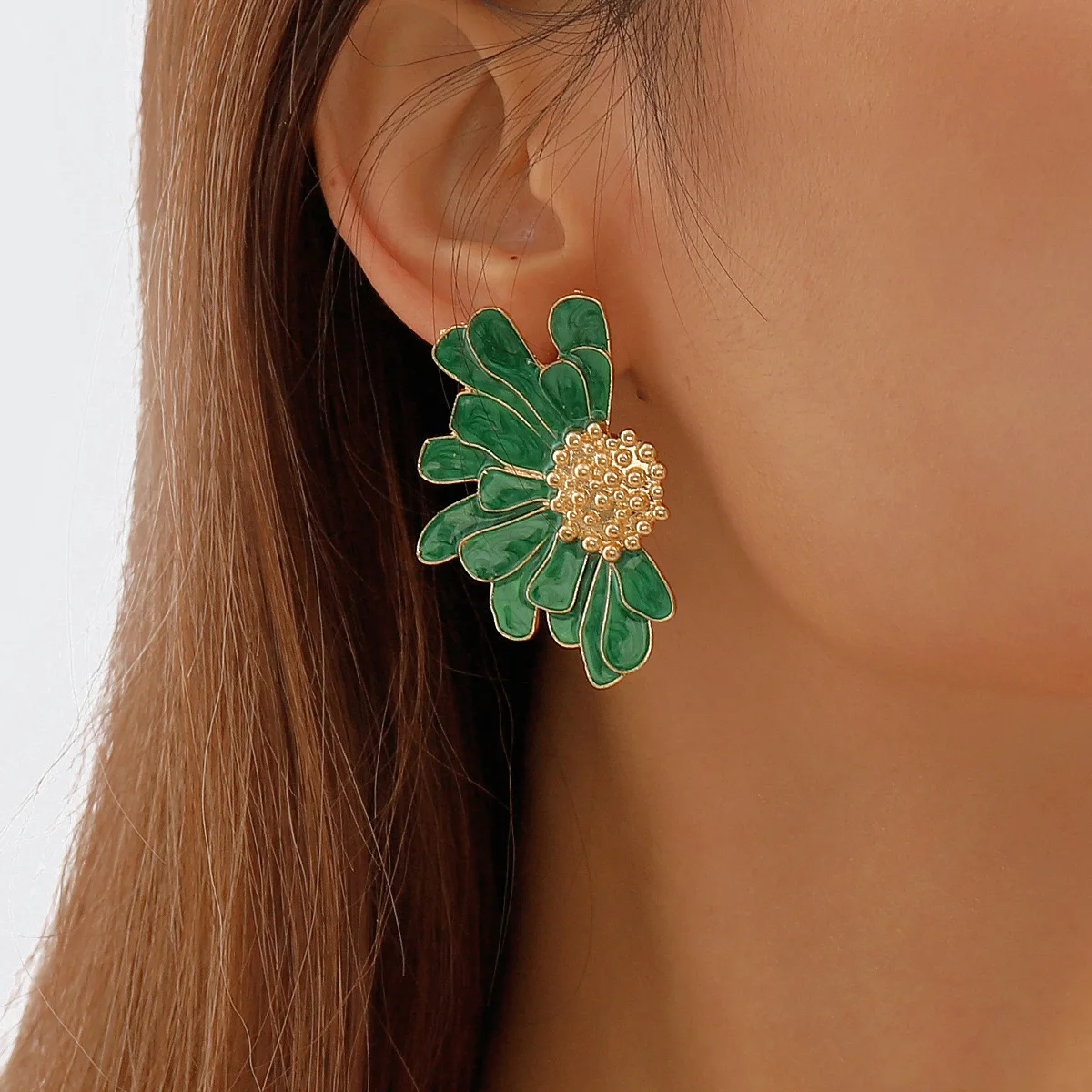 Boho Colorful Big Flower Petal Irregular Stud Earring for Women Trendy Kpop Sweet Piercing Earring Jewelry Accessories
Boho Colorful Big Flower Petal Irregular Stud Earring for Women Trendy Kpop Sweet Piercing Earring Jewelry Accessories