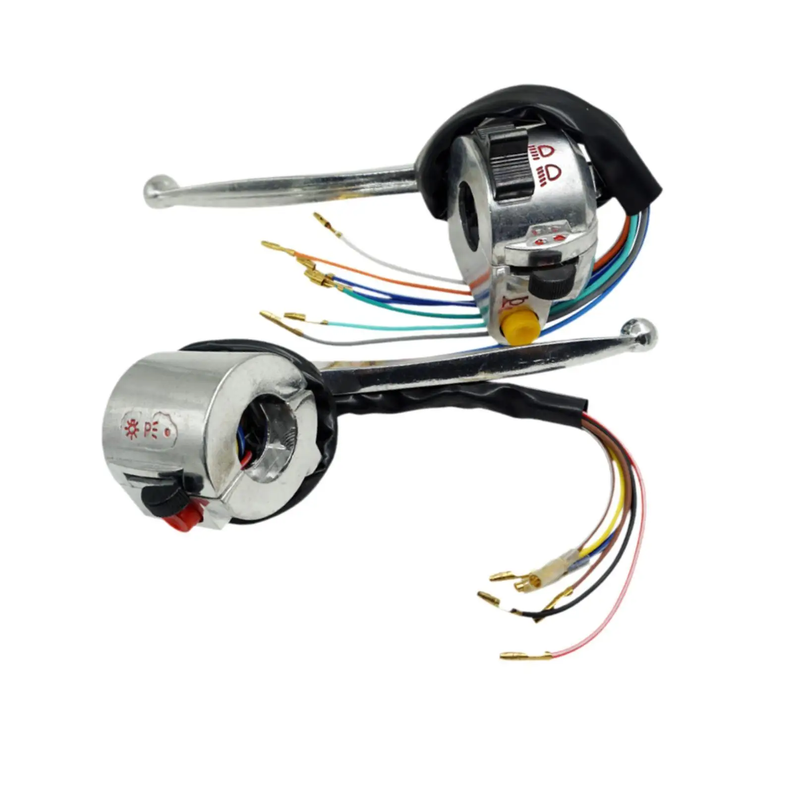 Practical Aluminum Motorcycle Handlebar Switch Right Left Control Assembly for JH70 JH90 Models
Practical Aluminum Motorcycle Handlebar Switch Right Left Control Assembly for JH70 JH90 Models