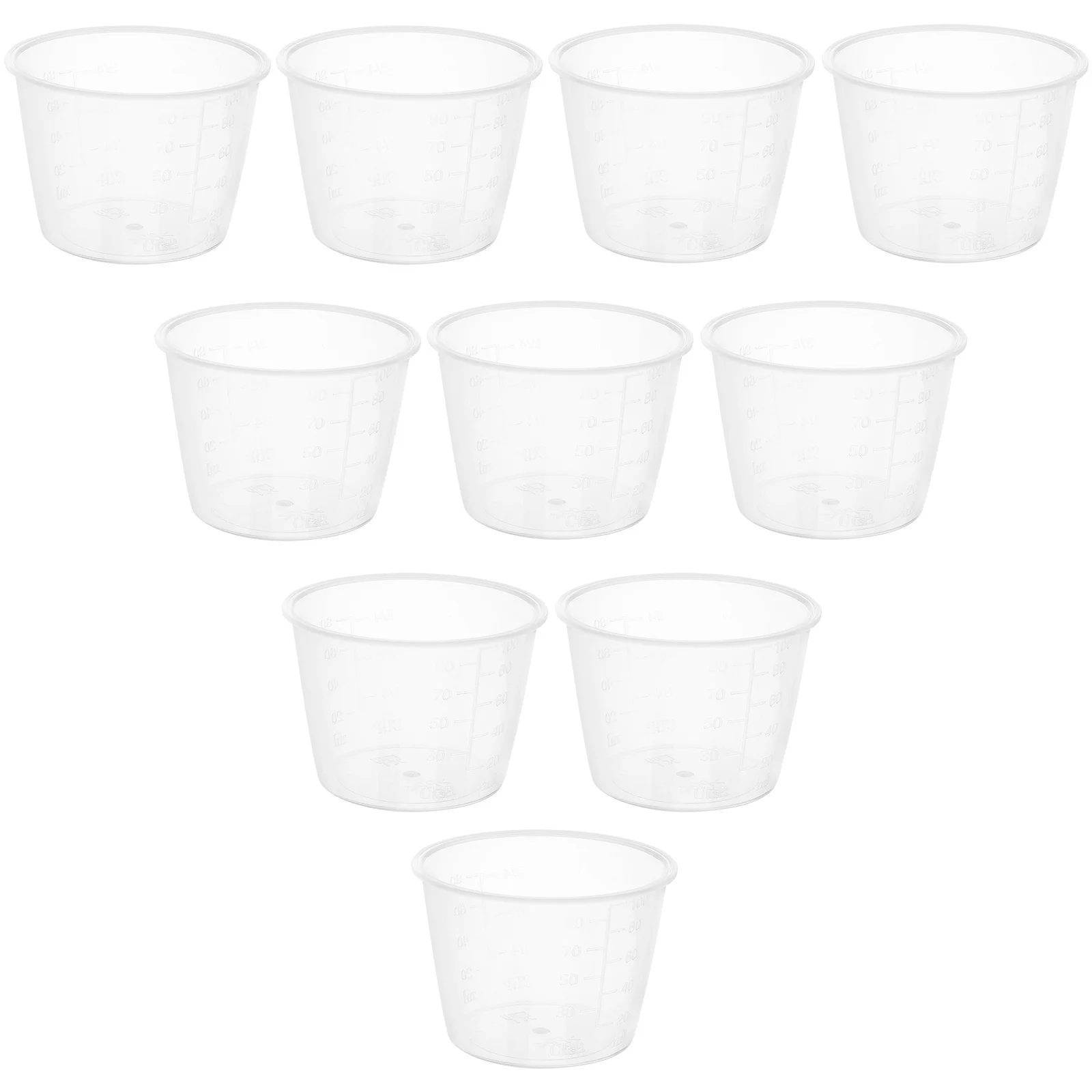 10Pcs Transparent Measuring Cup 80Ml for Rice Cooker Plastic Kitchen Supplies Liquid and Dry Measurement Clear Cups
10Pcs Transparent Measuring Cup 80Ml for Rice Cooker Plastic Kitchen Supplies Liquid and Dry Measurement Clear Cups