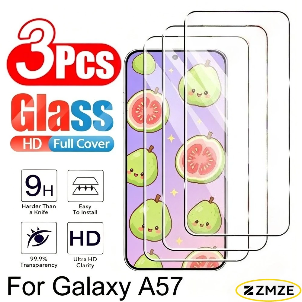 3Pcs Ultra Clear Tempered Glass for Galaxy A57 A56 A55 A37 A36 A35 A26 A25 A23 A17 A16 A15 A07 A06 Anti-Scratch Screen Protector
3Pcs Ultra Clear Tempered Glass for Galaxy A57 A56 A55 A37 A36 A35 A26 A25 A23 A17 A16 A15 A07 A06 Anti-Scratch Screen Protector