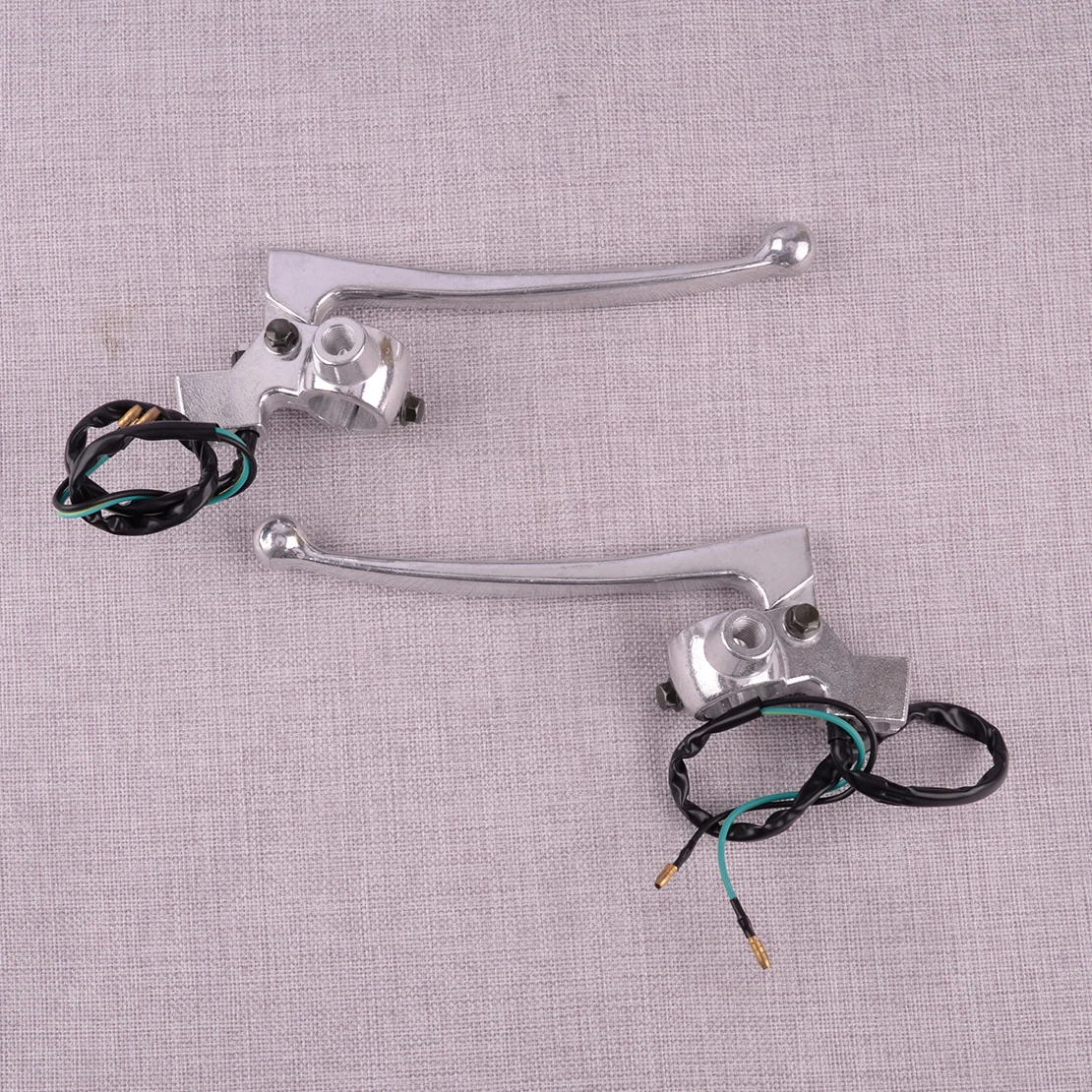 1 Pair Motorcycle Drum Brake & Clutch Lever Perch Set With Switch Cable 7/8" Handlebar Mount Silver New
1 Pair Motorcycle Drum Brake & Clutch Lever Perch Set With Switch Cable 7/8" Handlebar Mount Silver New