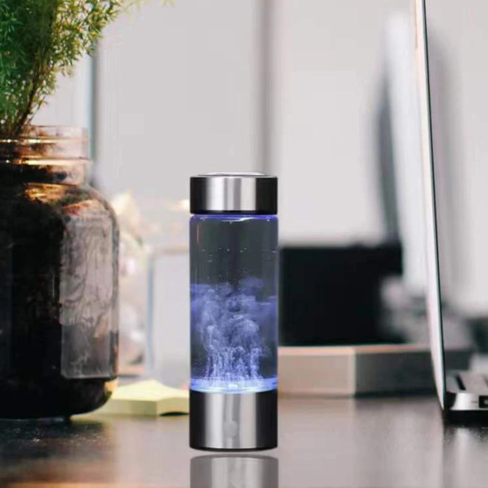420ml Hydrogen Water Bottle USB Rechargeable Electric Hydrogen Rich Water Generator Bottle for Home/Office/Travel
420ml Hydrogen Water Bottle USB Rechargeable Electric Hydrogen Rich Water Generator Bottle for Home/Office/Travel