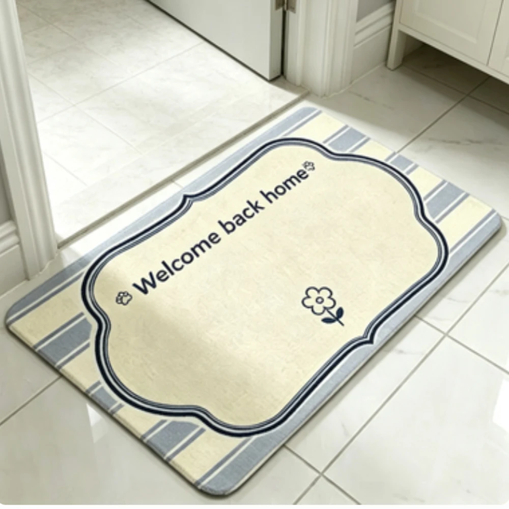 Minimalist Welcome Doormat With Floral Pattern Anti Slip Water Absorbent Rug For Front Door Bathroom Bedroom Home Decor Mat
Minimalist Welcome Doormat With Floral Pattern Anti Slip Water Absorbent Rug For Front Door Bathroom Bedroom Home Decor Mat