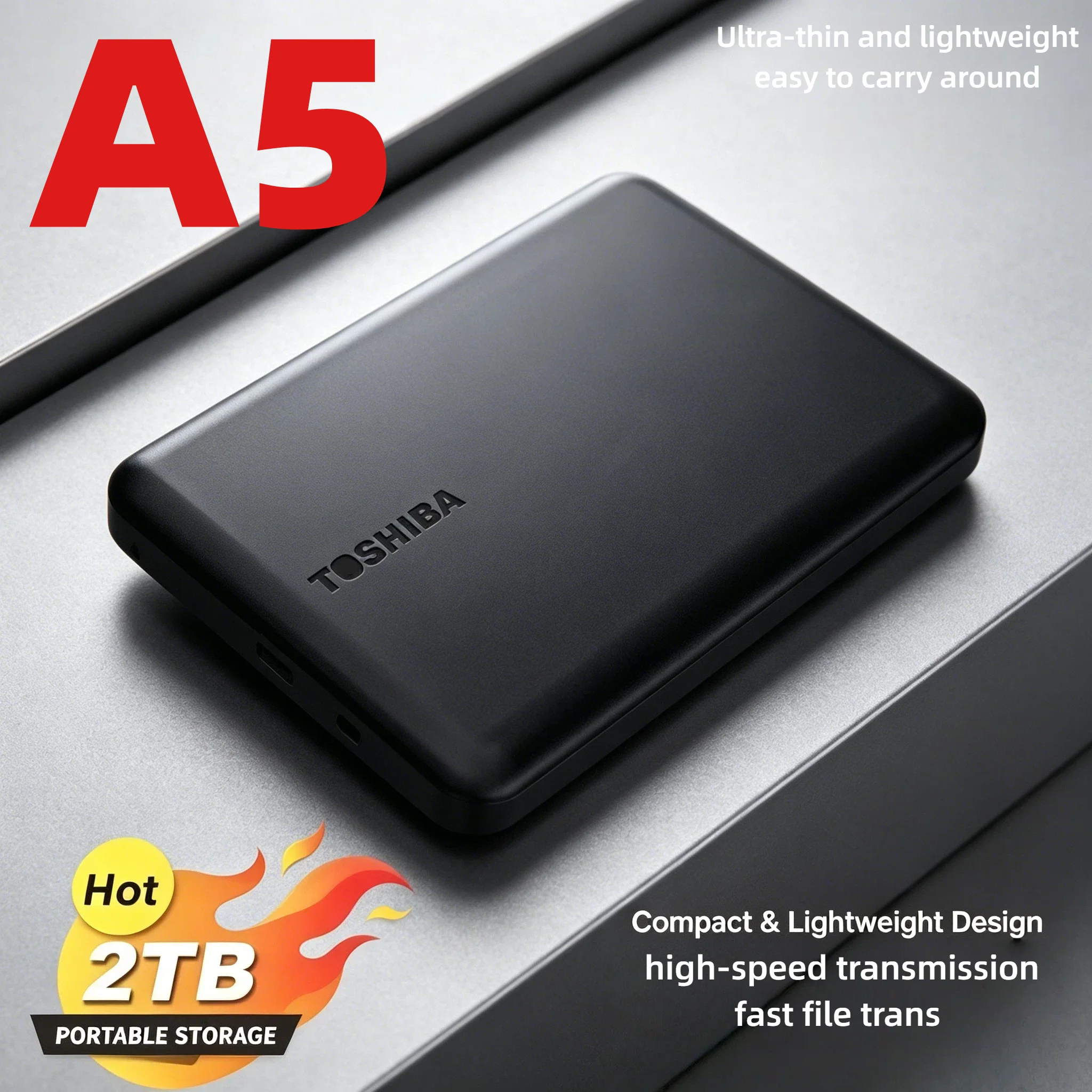 OEM For Toshiba A5 Expansion 500GB 1TB 2TB USB3.0 External Hard Drive 2.5 Inch Portable HDD BOX Disk for Laptop PC PS4 PS5 Xbox
OEM For Toshiba A5 Expansion 500GB 1TB 2TB USB3.0 External Hard Drive 2.5 Inch Portable HDD BOX Disk for Laptop PC PS4 PS5 Xbox