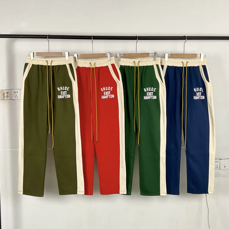 New Men's Women's Rhude Long Pants Sporty Casual Comfortable Fleece Material Thick High-quality Sweatpants
New Men's Women's Rhude Long Pants Sporty Casual Comfortable Fleece Material Thick High-quality Sweatpants