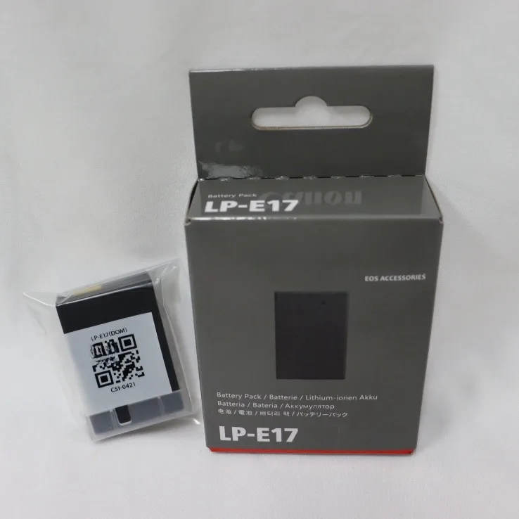 1040mAh E17 Camera Full Decoding Battery Suitable for R50 R8 RP 850D 77D M6M3 and Other Lithium Batteries LP-E17
1040mAh E17 Camera Full Decoding Battery Suitable for R50 R8 RP 850D 77D M6M3 and Other Lithium Batteries LP-E17