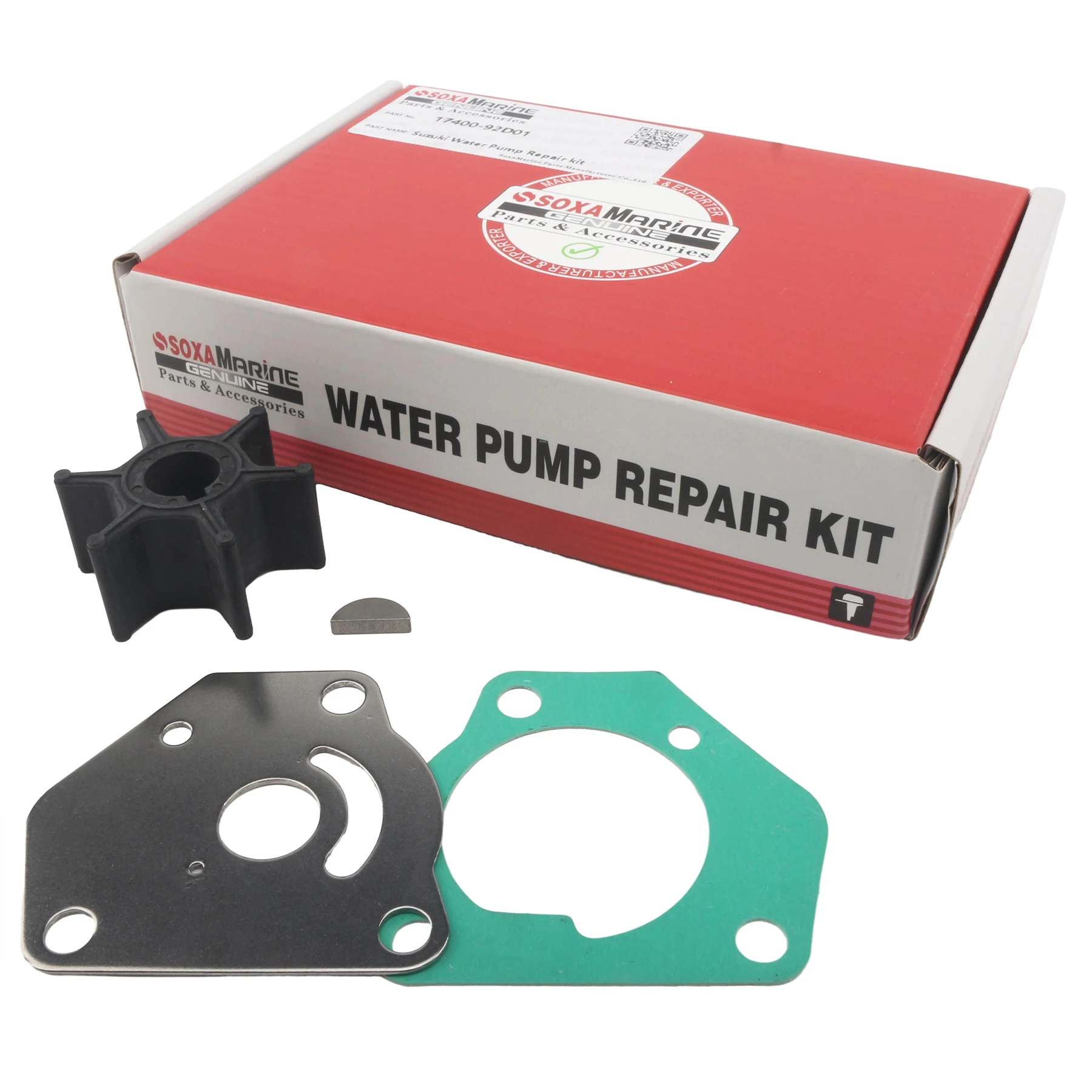 Water Pump Impeller Kit Fits for Suzuki Outboard 2-Stroke 8HP 9.9HP DT8C DT9.9C Engines 17400-92D00 17400-92D01 Sierra 18-3255
Water Pump Impeller Kit Fits for Suzuki Outboard 2-Stroke 8HP 9.9HP DT8C DT9.9C Engines 17400-92D00 17400-92D01 Sierra 18-3255