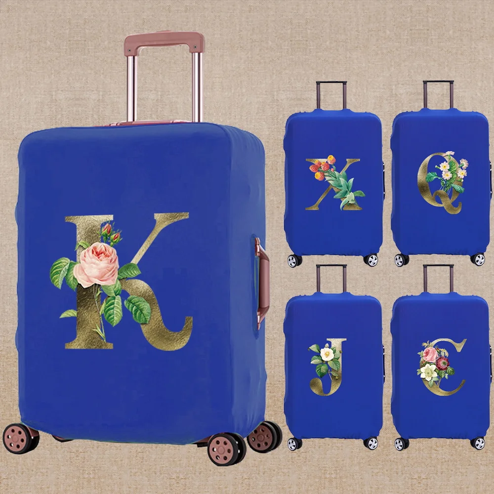 Luggage Cover Scratch Resistant Trolley Protective Case Apply To 18-32 Inch Golden Flower Print Suitcase Travel Accessory Covers
Luggage Cover Scratch Resistant Trolley Protective Case Apply To 18-32 Inch Golden Flower Print Suitcase Travel Accessory Covers