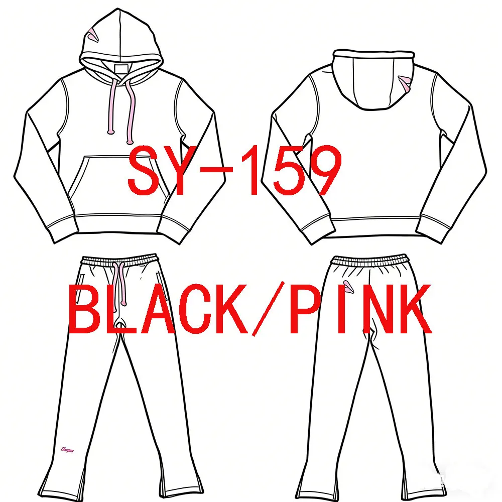 SY-159 Уличная одежда для бега, толстовки и брюки, комплект спортивного костюма, мужская одежда, хлопковые толстовки Y2k, топы, брюки, мужские черные
SY-159 Уличная одежда для бега, толстовки и брюки, комплект спортивного костюма, мужская одежда, хлопковые толстовки Y2k, топы, брюки, мужские черные