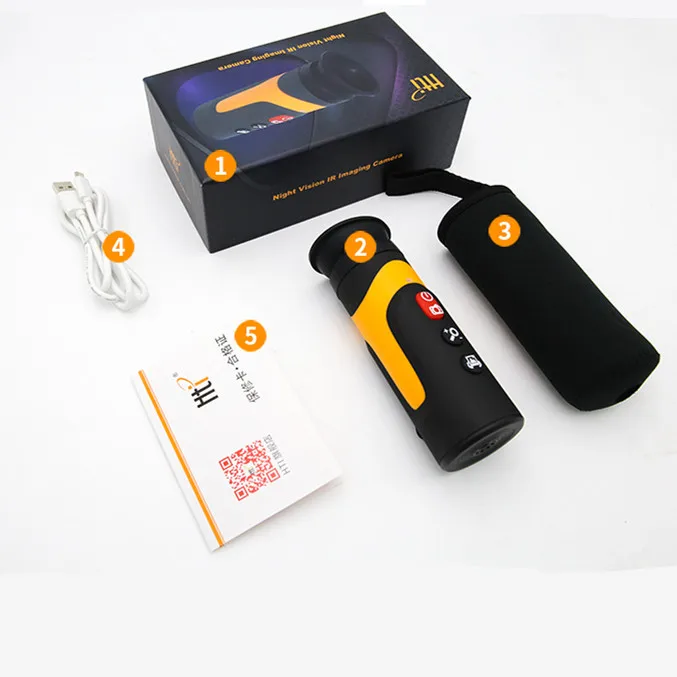HT-320D Цифровой инфракрасный фотоаппарат с 2-кратным зумом, разрешение NETD 320X240 для охоты, ночного видения, ИК-охотничья оптика для ночного сна
HT-320D Цифровой инфракрасный фотоаппарат с 2-кратным зумом, разрешение NETD 320X240 для охоты, ночного видения, ИК-охотничья оптика для ночного сна