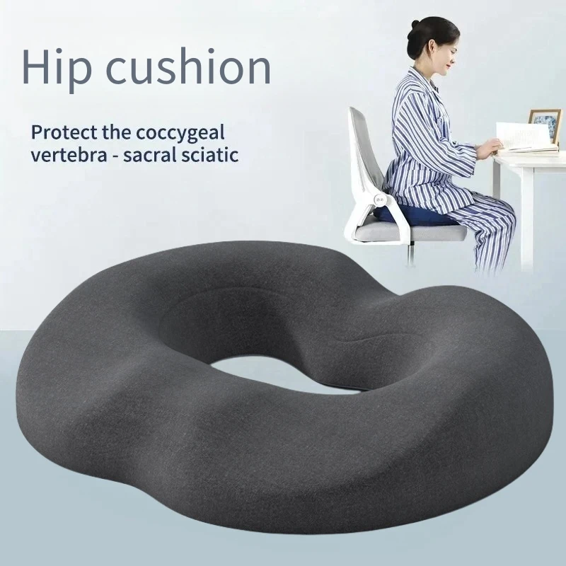 Memory Foam Cushion Round Office Chair Seat Hip Cushion Circular Postoperative Male and Female Tailbone Decompression Cushion
Memory Foam Cushion Round Office Chair Seat Hip Cushion Circular Postoperative Male and Female Tailbone Decompression Cushion