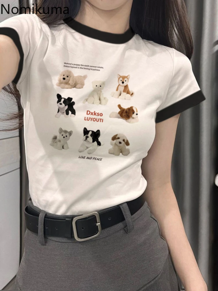 Cotton Shirts for Women Fashion Summer T Shirts Short Sleeve O-neck Tees Cartoon Print White Y2k Tshirts 2024 Ropa Mujer 27w509
Cotton Shirts for Women Fashion Summer T Shirts Short Sleeve O-neck Tees Cartoon Print White Y2k Tshirts 2024 Ropa Mujer 27w509