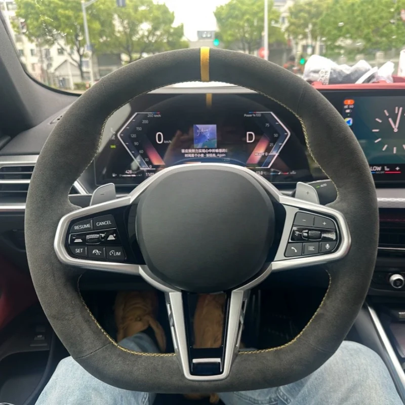 Hand-Sewn Suede Car Steering Wheel 530LI 7 Series 325i 330LI Car Interior Accessories For BMW 5 Series
Hand-Sewn Suede Car Steering Wheel 530LI 7 Series 325i 330LI Car Interior Accessories For BMW 5 Series
