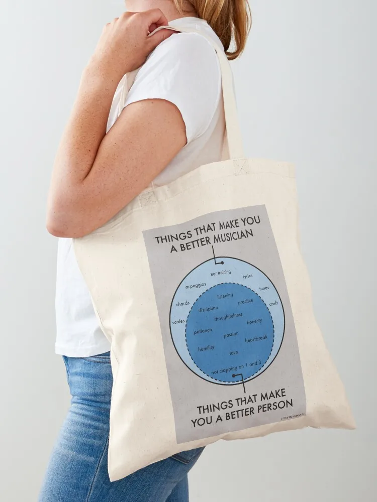 Better Person, Better Musician Venn Diagram Tote Bag canvas shopping bag hand bags bags luxury women
Better Person, Better Musician Venn Diagram Tote Bag canvas shopping bag hand bags bags luxury women