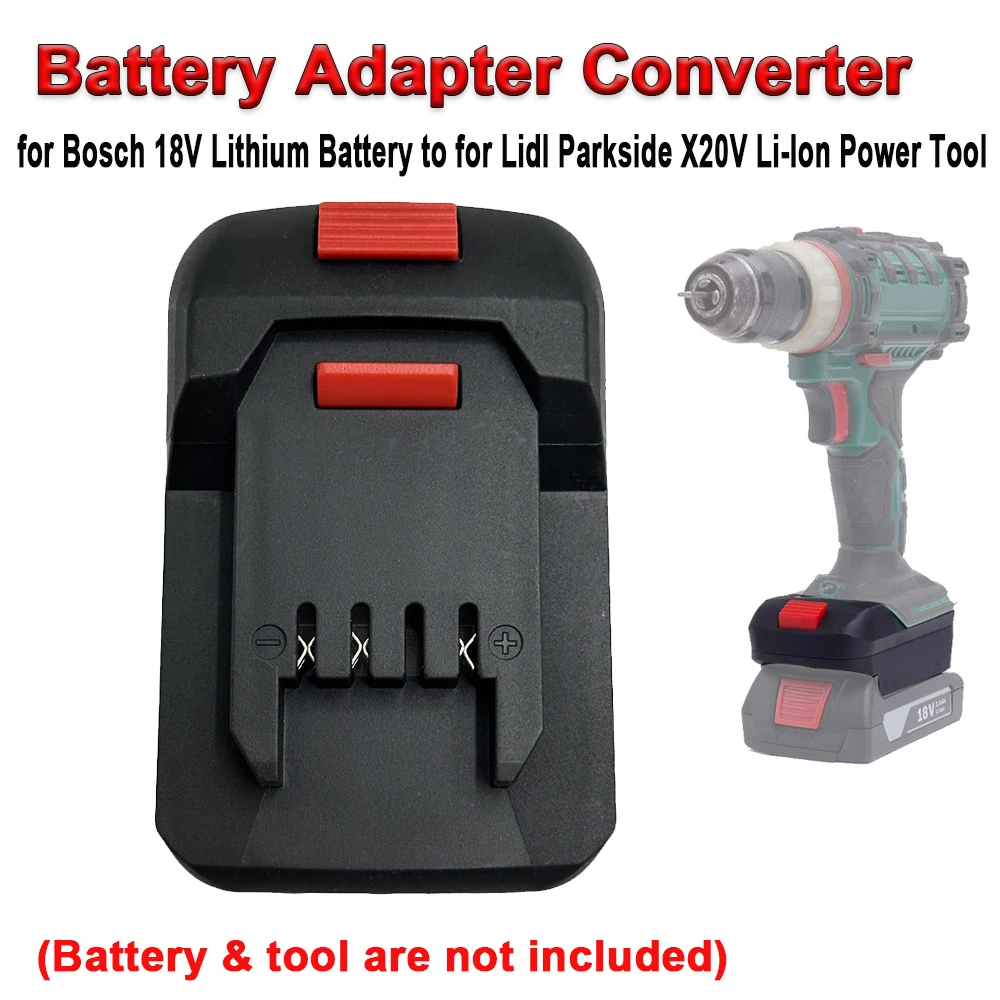 Battery Adapter Converter for Bosch Li-ion Battery to for Lidl Parkside X20V Power Tool, Easy to Install
Battery Adapter Converter for Bosch Li-ion Battery to for Lidl Parkside X20V Power Tool, Easy to Install