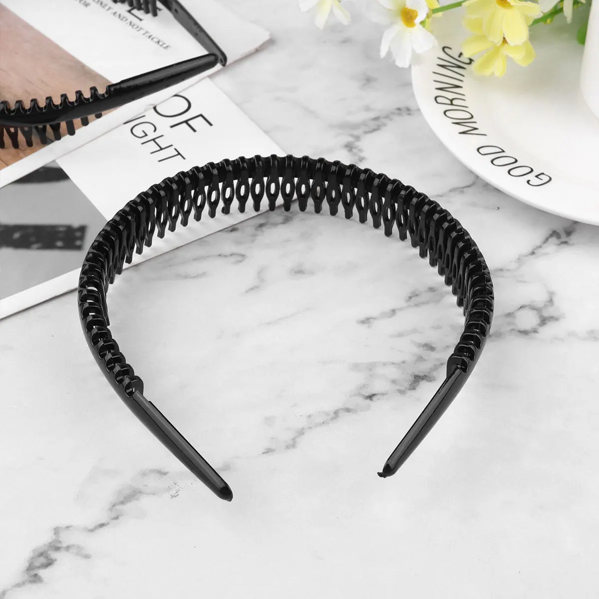 10Pcs Anti-Slip Teeth Comb Headband Premium Plastic Non-Slip Hair Grip for Curly Straight Hair Daily Sports Shower Use Headbands
10Pcs Anti-Slip Teeth Comb Headband Premium Plastic Non-Slip Hair Grip for Curly Straight Hair Daily Sports Shower Use Headbands