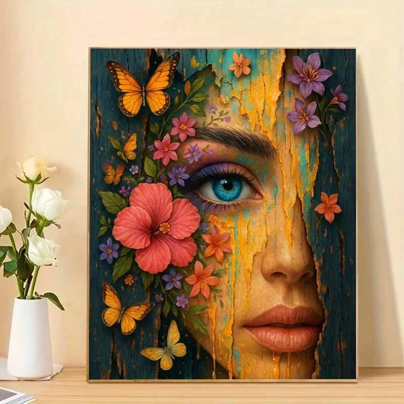 1pc frameless A Beginner-Friendly Paint by Numbers Kit for Adults Featuring a Pre-Printed Canvas with Numbers, Paints, And Brush
1pc frameless A Beginner-Friendly Paint by Numbers Kit for Adults Featuring a Pre-Printed Canvas with Numbers, Paints, And Brush