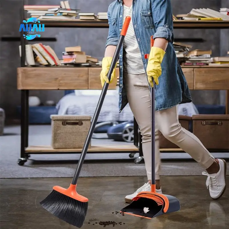 AUAU-1 Set Broom And Dustpan Set For Home Dustpan With 52Inch Long Handle Broom Combo Set
AUAU-1 Set Broom And Dustpan Set For Home Dustpan With 52Inch Long Handle Broom Combo Set