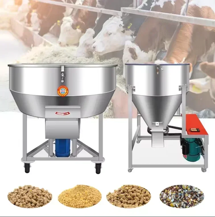 Stainless Steel Feed Mixer Total Mixed Ration Ranch fishponds wheat pingfarm chickenfarm seedcoating powder mixture aquatic
Stainless Steel Feed Mixer Total Mixed Ration Ranch fishponds wheat pingfarm chickenfarm seedcoating powder mixture aquatic
