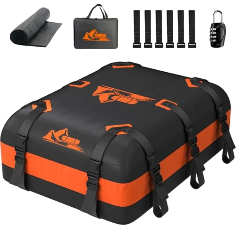 Car Rooftop Cargo Carrier Bag 20 Cubic Feet 100 Waterproof Heavy Duty Car Roof Bag for All Vehicle with/Without Racks - Anti-Sl
Car Rooftop Cargo Carrier Bag 20 Cubic Feet 100 Waterproof Heavy Duty Car Roof Bag for All Vehicle with/Without Racks - Anti-Sl