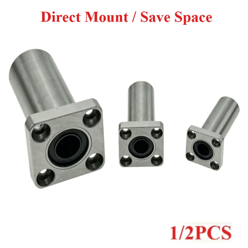 1/2PCS LMK8UU LMK12UU LMK20UU Square Flange Linear Bearing Ball Bushing Block for 8mm Shaft Rail CNC Router 3D Printer Parts
1/2PCS LMK8UU LMK12UU LMK20UU Square Flange Linear Bearing Ball Bushing Block for 8mm Shaft Rail CNC Router 3D Printer Parts
