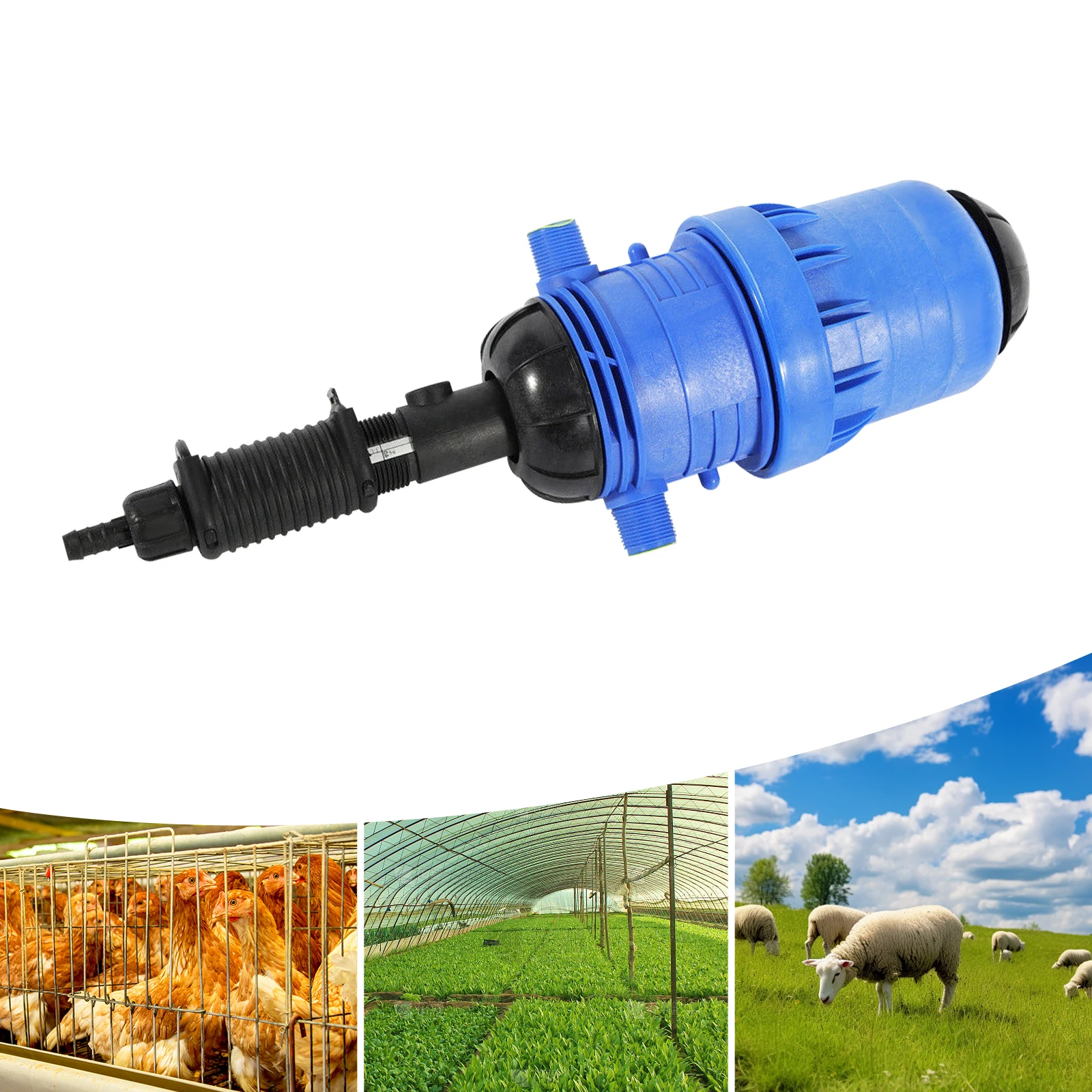 Fertilizer Injection Pump, 0.4-4% Hydraulic Chemical Liquid Metering Pump 20-2500L/H Automatic Fertilizer Applicator
Fertilizer Injection Pump, 0.4-4% Hydraulic Chemical Liquid Metering Pump 20-2500L/H Automatic Fertilizer Applicator