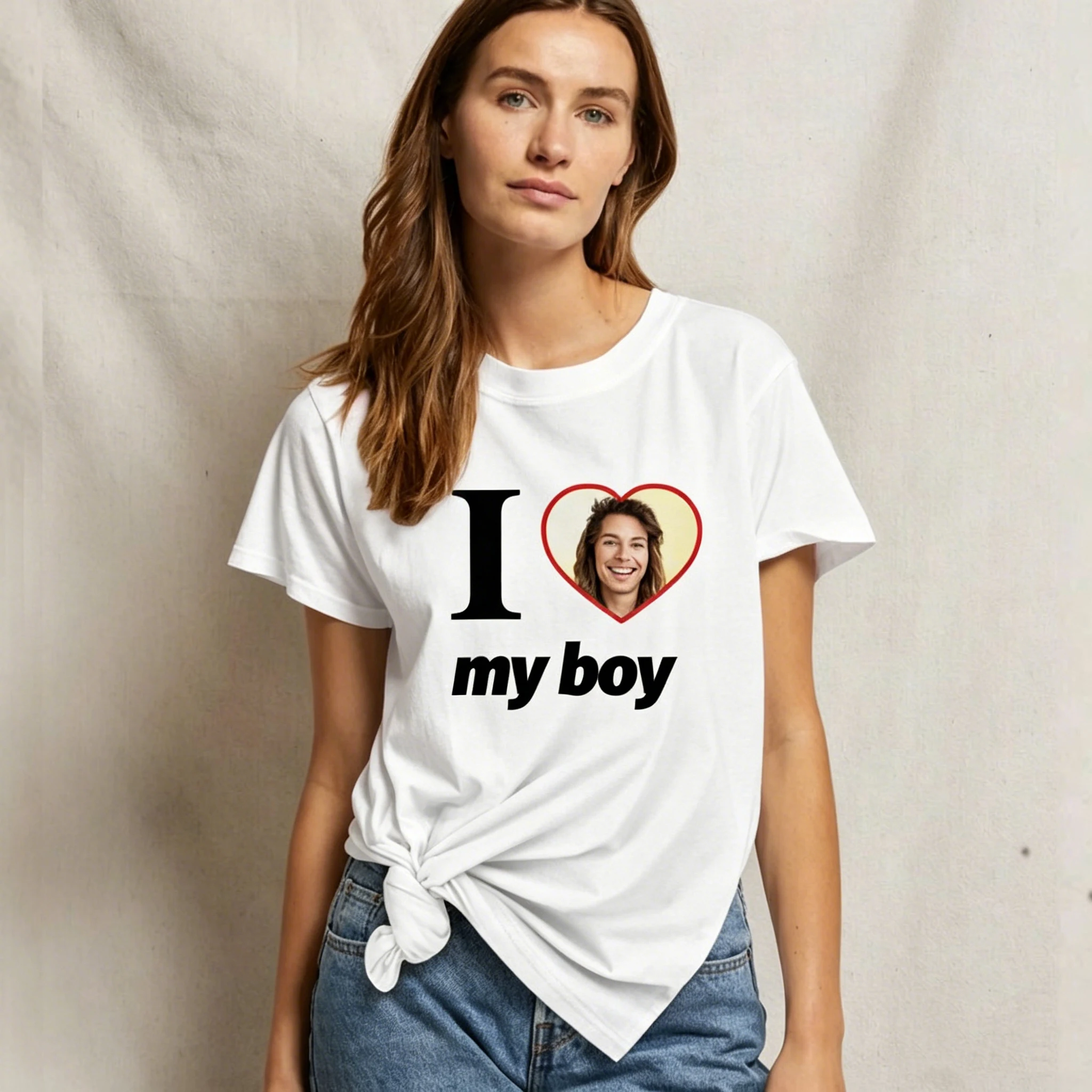 Casual Unisex T Shirt Custom Face Picture Photo Personalized Printed Design Couple Streetwear Anniversary Festival Gift
Casual Unisex T Shirt Custom Face Picture Photo Personalized Printed Design Couple Streetwear Anniversary Festival Gift