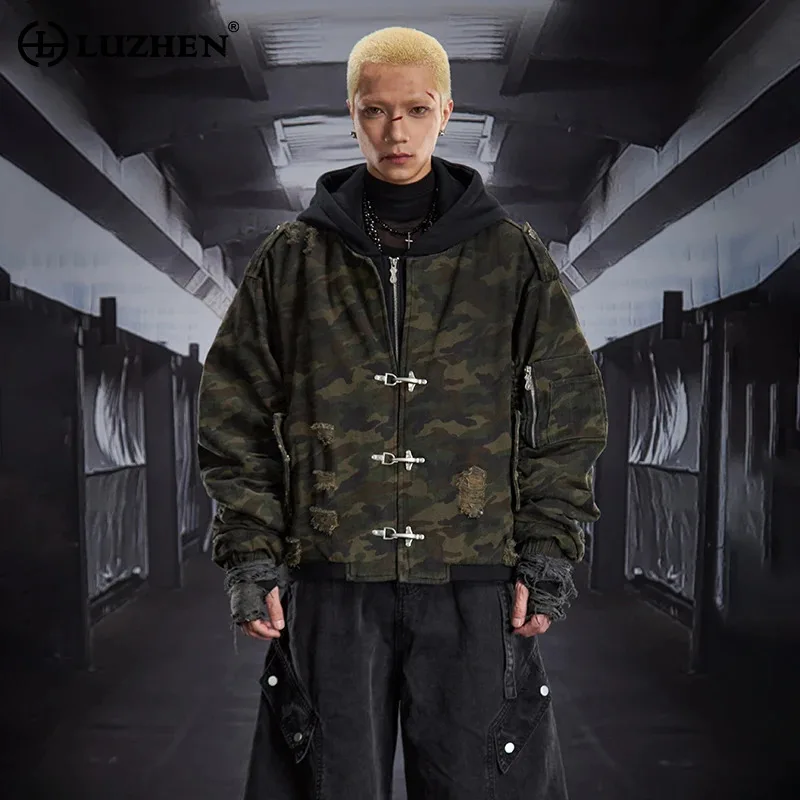 LUZHEN 2025 Winter New Fake Two Piece Design Camouflage Printed Hooded Padded Coat Men Fashion Street Warm Casual Clothes JY5708
LUZHEN 2025 Winter New Fake Two Piece Design Camouflage Printed Hooded Padded Coat Men Fashion Street Warm Casual Clothes JY5708