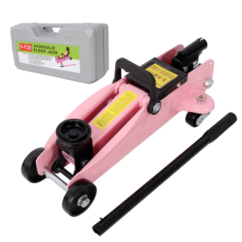 Steel Racing Floor Jack Low Profile Hydraulic Trolley Pink Color With Plastic Storage Case Durable Steel Construction
Steel Racing Floor Jack Low Profile Hydraulic Trolley Pink Color With Plastic Storage Case Durable Steel Construction