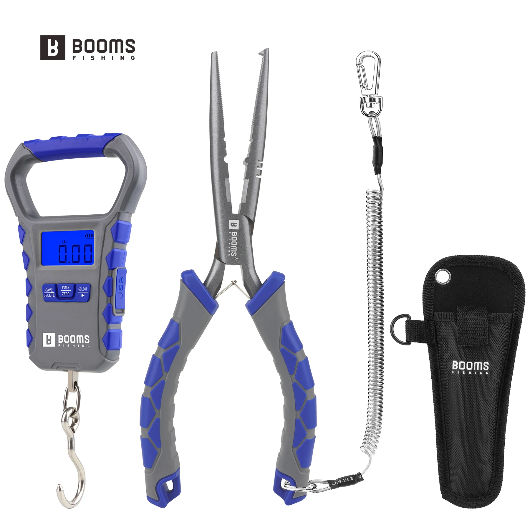 Booms Fishing XW10+XW50 Multifunction Long Nose Fishing Pliers+USB Charging Fishing Scale 65LB/30KG Capacity Fishing Tools Set
Booms Fishing XW10+XW50 Multifunction Long Nose Fishing Pliers+USB Charging Fishing Scale 65LB/30KG Capacity Fishing Tools Set