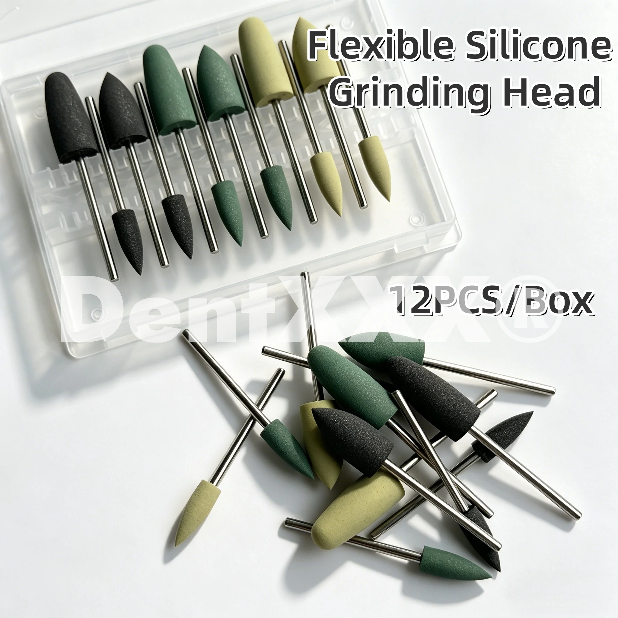 Hp0412 12Pcs/Kit Resin Polishing Grinding Head Abrasive Tool Set for Low Speed Tools, Shank Diameter 2.35mm
Hp0412 12Pcs/Kit Resin Polishing Grinding Head Abrasive Tool Set for Low Speed Tools, Shank Diameter 2.35mm