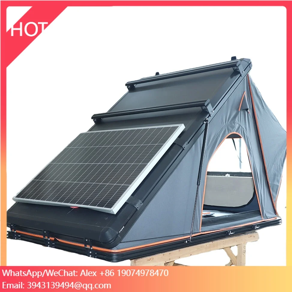 Палатка-тент треугольной формы для 3-4 человек - быстрая установка и готовность к подключению солнечных панелей
Палатка-тент треугольной формы для 3-4 человек - быстрая установка и готовность к подключению солнечных панелей