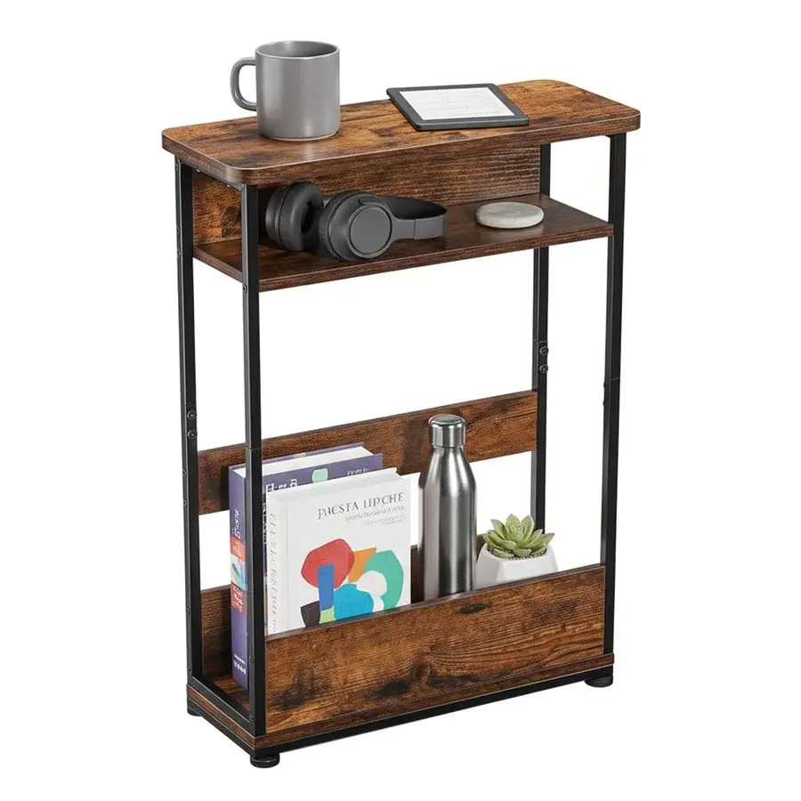 Приставной столик, 3-уровневый узкий столик с полкой для хранения, современный тонкий прикроватный столик для узких и маленьких помещений, узкий прикроватный столик для кровати
Приставной столик, 3-уровневый узкий столик с полкой для хранения, современный тонкий прикроватный столик для узких и маленьких помещений, узкий прикроватный столик для кровати