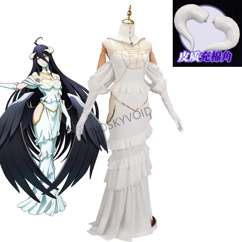 Overlord Albedo Cosplay Costume Anime Pure White Demon Sexy Short Skirt Set Halloween Party Succubus Albedo's Dressing Up
Overlord Albedo Cosplay Costume Anime Pure White Demon Sexy Short Skirt Set Halloween Party Succubus Albedo's Dressing Up