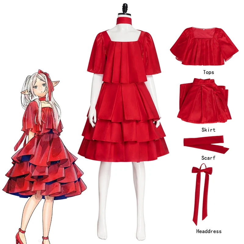 Frieren Cosplay Costume Ainme Frieren Beyond Journey's End Uniform Halloween Christmas Carnival Full Set For Women
Frieren Cosplay Costume Ainme Frieren Beyond Journey's End Uniform Halloween Christmas Carnival Full Set For Women