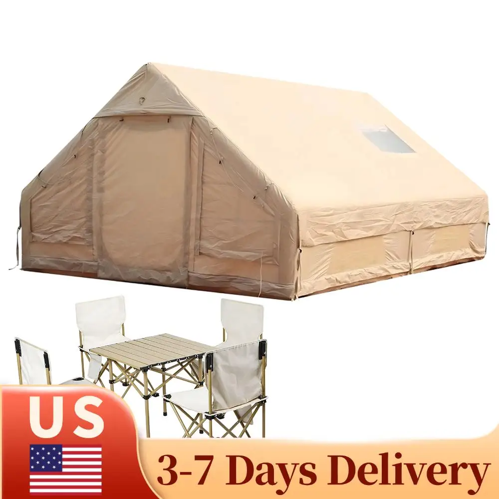 Надувная палатка для кемпинга с насосом, большая семейная палатка, водонепроницаемая, ветрозащитная, для 4 сезонов
Надувная палатка для кемпинга с насосом, большая семейная палатка, водонепроницаемая, ветрозащитная, для 4 сезонов