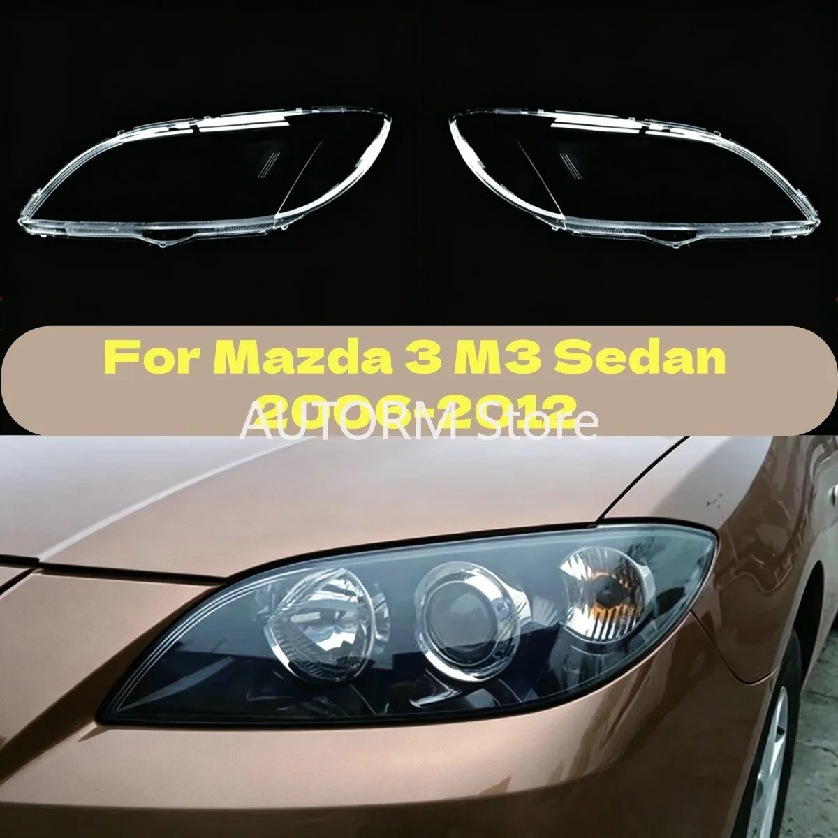 L/R Headlight Shell For Mazda 3 M3 Sedan 2006 2007 2008 2009 2010 2011 2012 Car Headlight Cover Lens Lampcover Lampshade Shell
L/R Headlight Shell For Mazda 3 M3 Sedan 2006 2007 2008 2009 2010 2011 2012 Car Headlight Cover Lens Lampcover Lampshade Shell