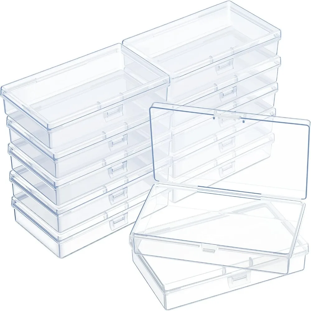 12 Pack Clear Plastic Beads Storage Containers Box with Hinged Lid for Beads and More (5.2 x 3.03 x 1.18 Inch)
12 Pack Clear Plastic Beads Storage Containers Box with Hinged Lid for Beads and More (5.2 x 3.03 x 1.18 Inch)